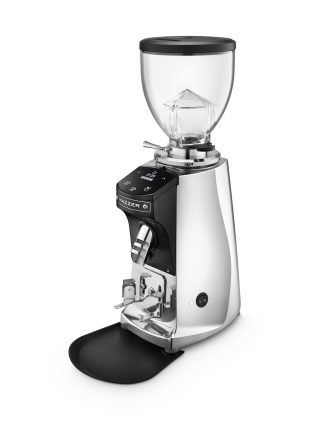 Mazzer Mini electronic sølv 2025, 600g hopper