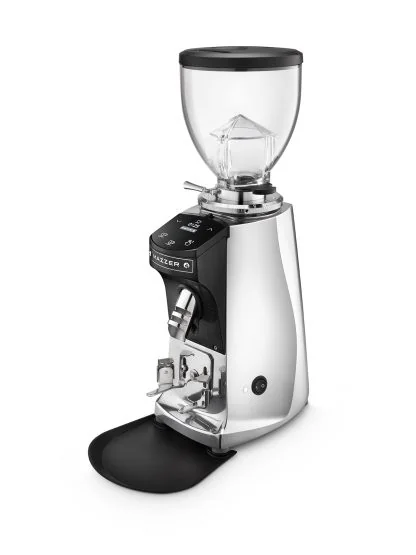 Mazzer Mini electronic sølv 2025, 600g hopper
