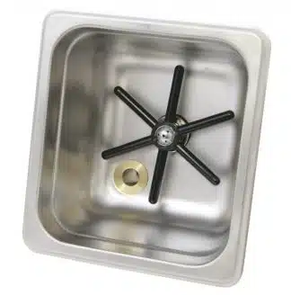 Pitcher Rinser, In Counter, 6in x 6in x 2in nedfelt