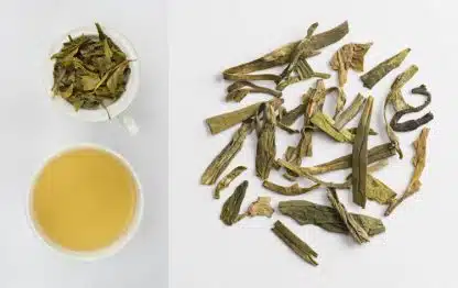 Grønn Longjing Shangba Økologisk, 125g (Lung Ching) - Bilde 3