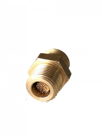 Rør nippel 3/8 han 3/8 han filter