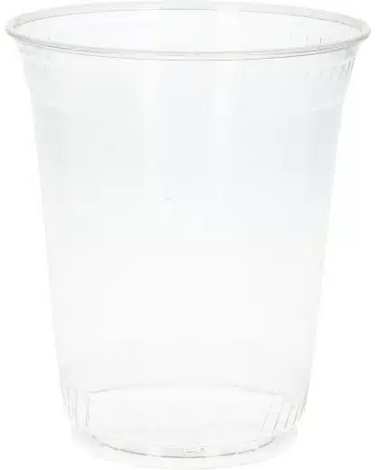 Take away PLA plast 12 oz 1000 stk kartong resirkulert