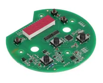 Electronic knapper med display, kort