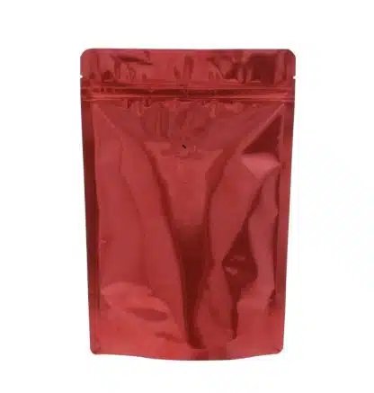 500stk - Pose 500g skinnende rød SUP zipper valve