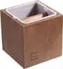 Dunkeboks ART klassisk i tre, BRUN
