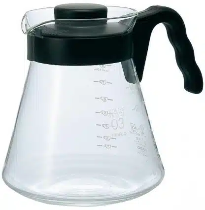 Hario Serveringskanne V60 03 1000ml med plasthåndtak klart glass - Bilde 2