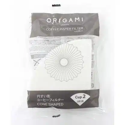 ORIGAMI Papirfilter for dripper S (cup 2), 100stk