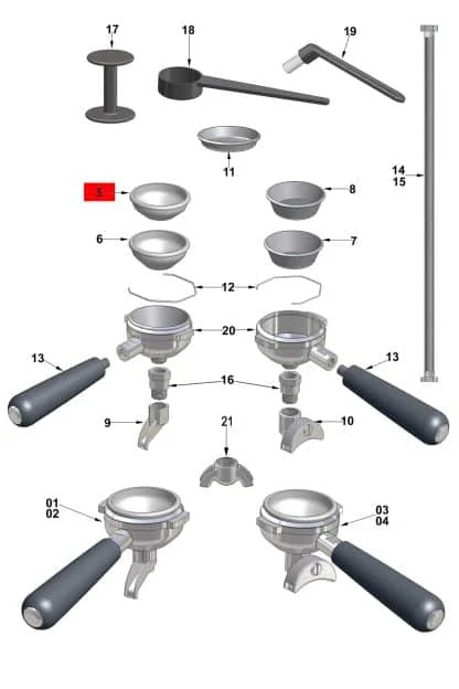 VBM enkelt filter (LOW FILTER - 1 CUP)
