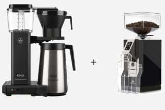Kaffekvern Mignon Brew pro og Moccamaster Thermo